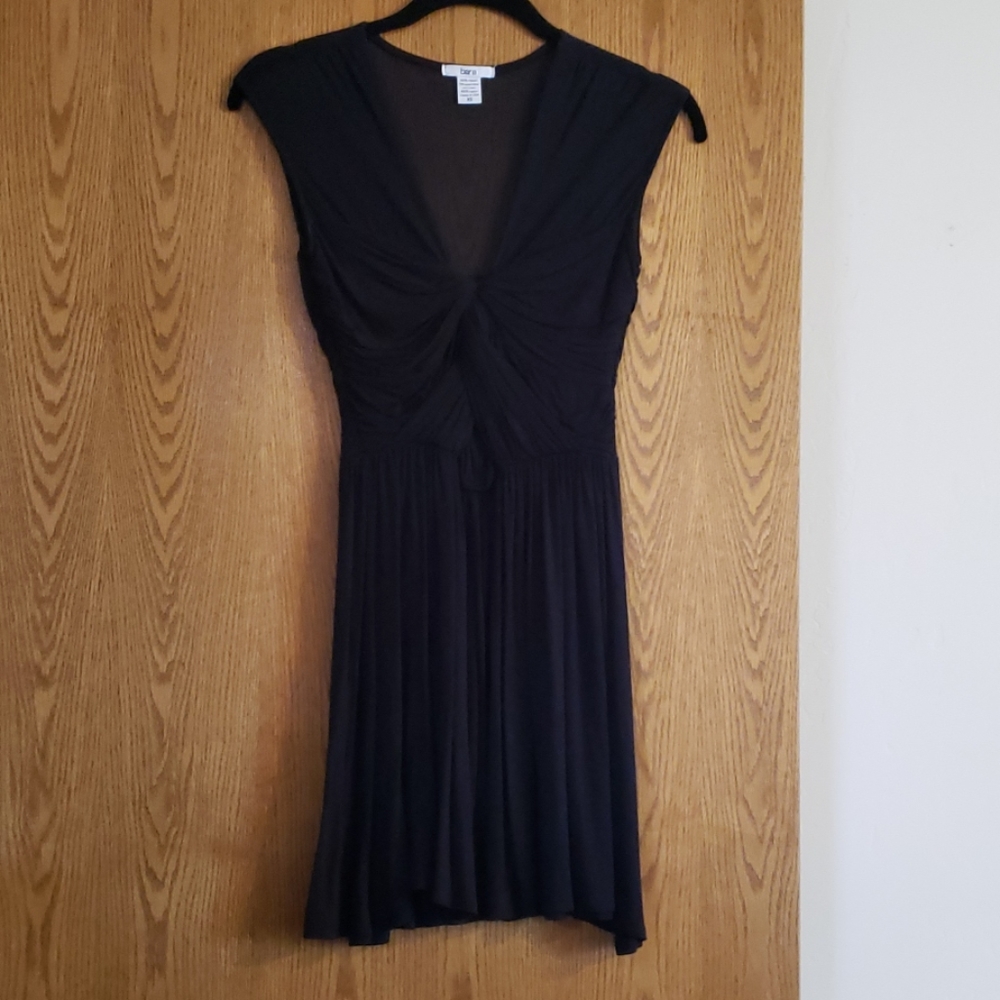 Black mini dress
